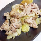 キャベツと豚肉の粒マスタードの和風ドレッシング焼き